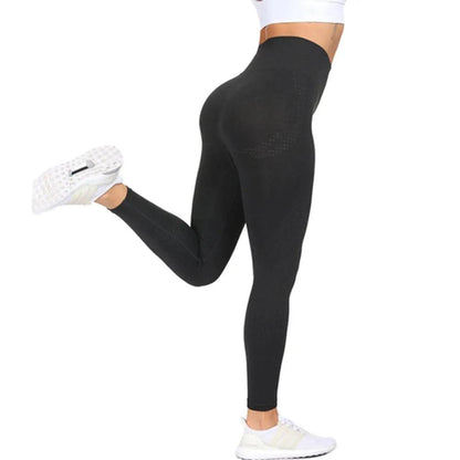 Fitness Running Yoga Pants – High Waist Seamless Leggings for Women - WILKYs
