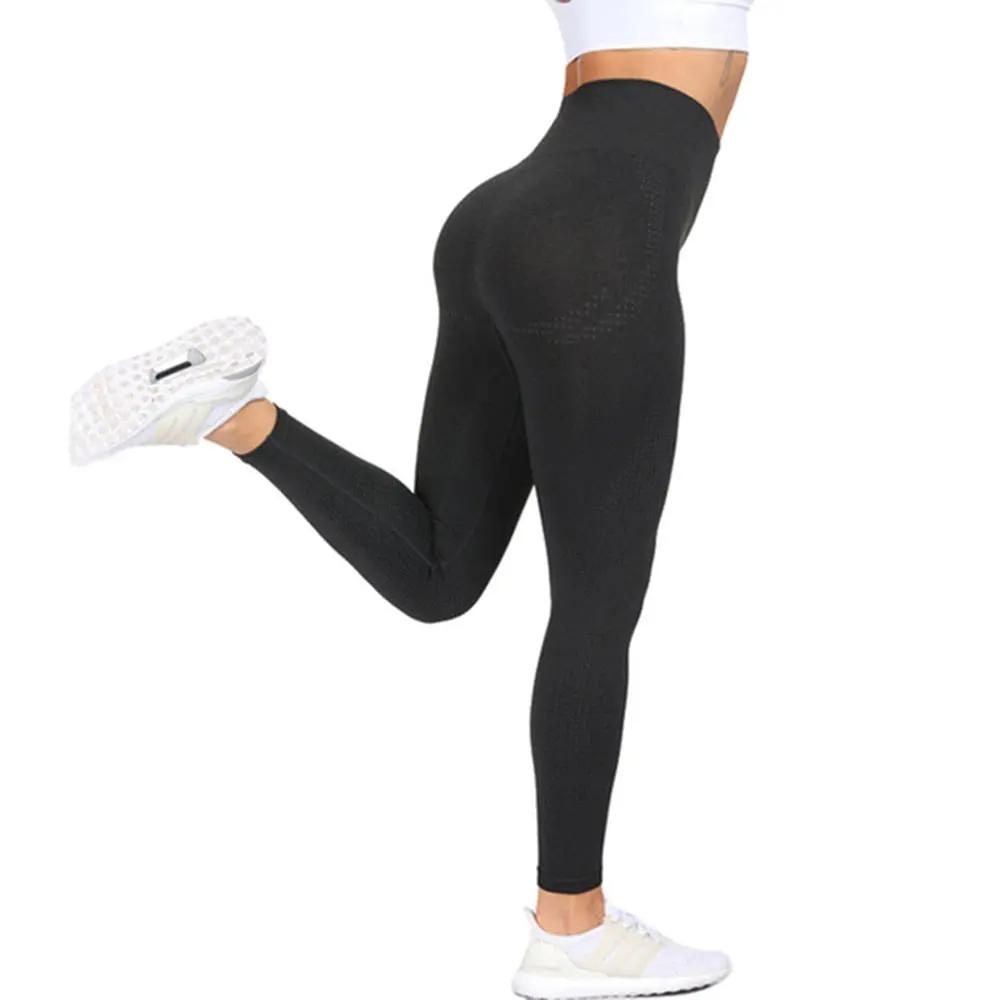 Fitness Running Yoga Pants – High Waist Seamless Leggings for Women - WILKYs