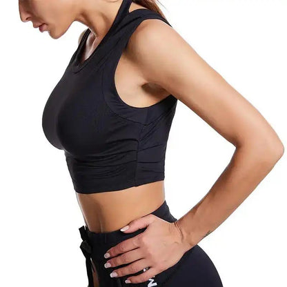Fitness sports female yoga vest - WILKYs