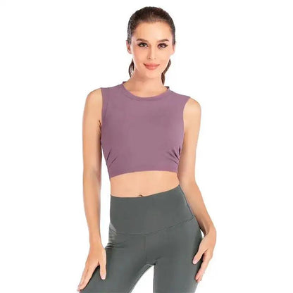 Fitness sports female yoga vest - WILKYs