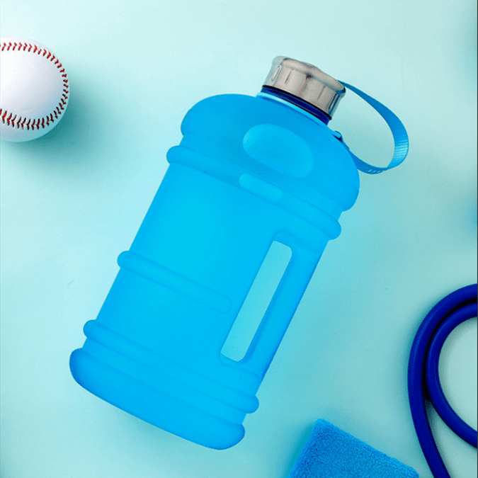 Fitness water bottle 1.3L large capacity scale sports - WILKYs