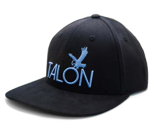 Flat Brim Hat - Black/Blue/White - WILKYs