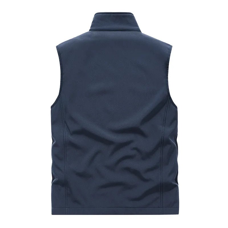 Fleece Vest For Men Winter Softshell Jacket Polar Fleece Outdoor Fishing Sleeveless Men Waistcoat Windproof Softshell Vest Men5x - WILKYs