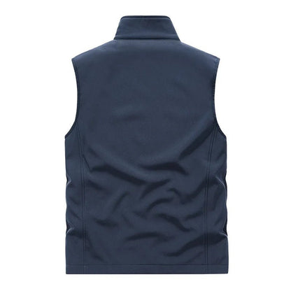 Fleece Vest For Men Winter Softshell Jacket Polar Fleece Outdoor Fishing Sleeveless Men Waistcoat Windproof Softshell Vest Men5x - WILKYs