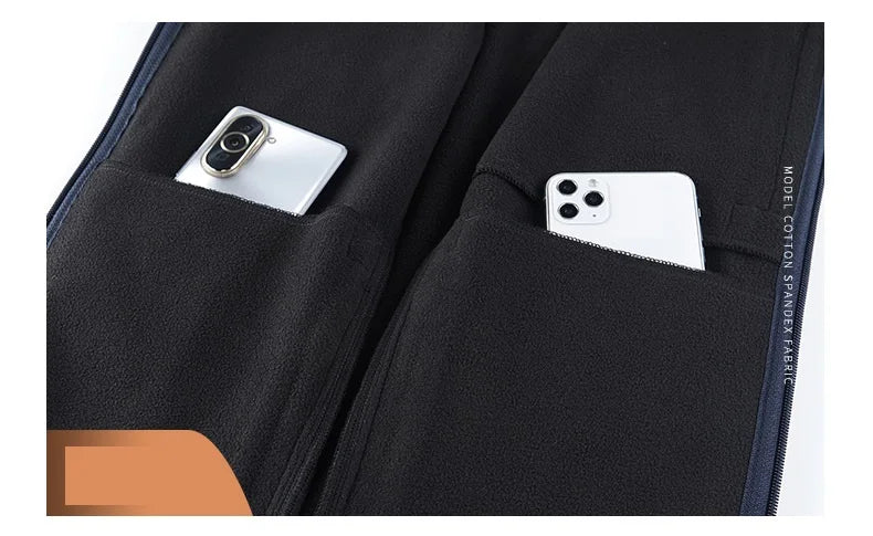 Fleece Vest For Men Winter Softshell Jacket Polar Fleece Outdoor Fishing Sleeveless Men Waistcoat Windproof Softshell Vest Men5x - WILKYs