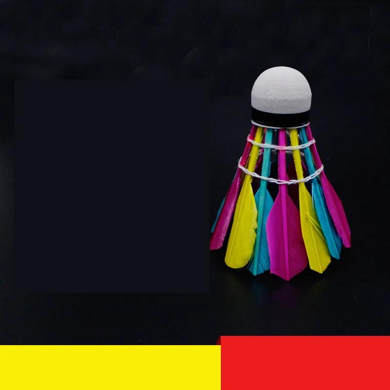 Foam Double Ball Head 3 Sets Of Color Badminton Flying Stable And Accurate Duck Feather Ball - WILKYs