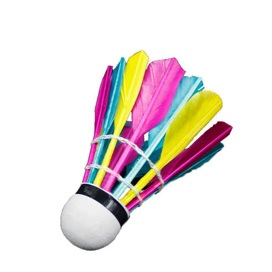 Foam Double Ball Head 3 Sets Of Color Badminton Flying Stable And Accurate Duck Feather Ball - WILKYs