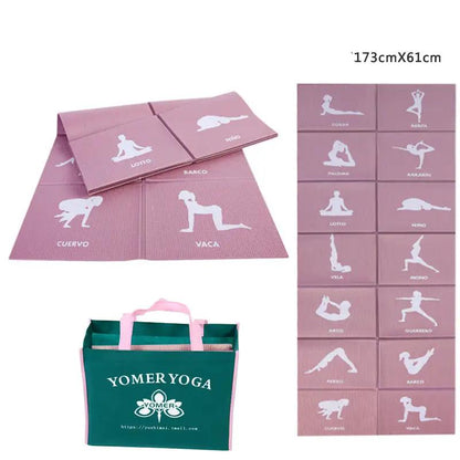 Foldable and portable yoga mat - WILKYs