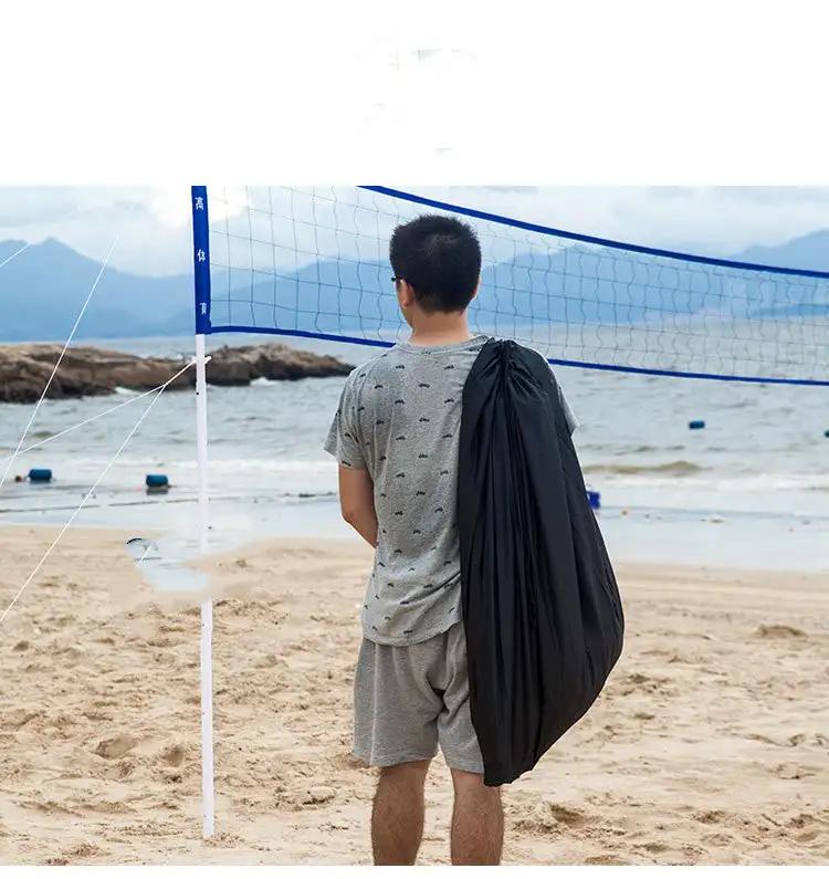 Folding Volleyball Net Rack Adjustable Height Badminton Net Ourdoor Ball Sports Accessories Use For Beach - WILKYs