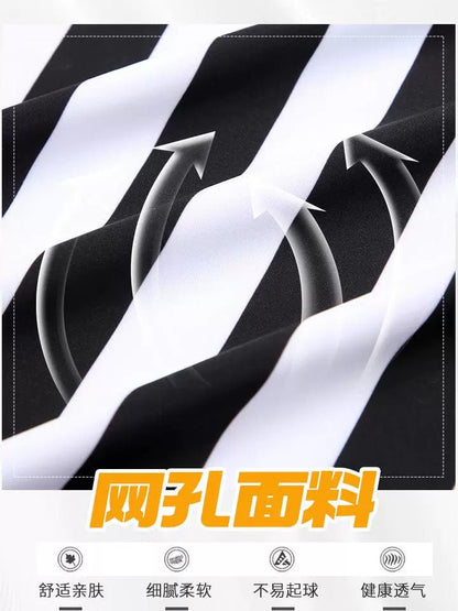 Football Light Board Referee Clothing Tops Basketball Referee Equipment Black and White Stripes Referee Clothing Men's Printing Number - WILKYs