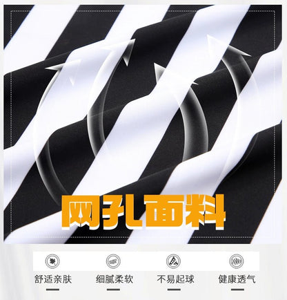Football Light Board Referee Clothing Tops Basketball Referee Equipment Black and White Stripes Referee Clothing Men's Printing Number - WILKYs