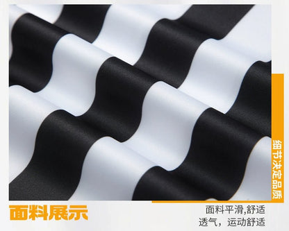 Football Light Board Referee Clothing Tops Basketball Referee Equipment Black and White Stripes Referee Clothing Men's Printing Number - WILKYs