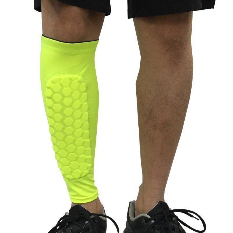 Football Shin Guards with Non-Slip Sleeves – Adult & Teen Sports Protection - WILKYs