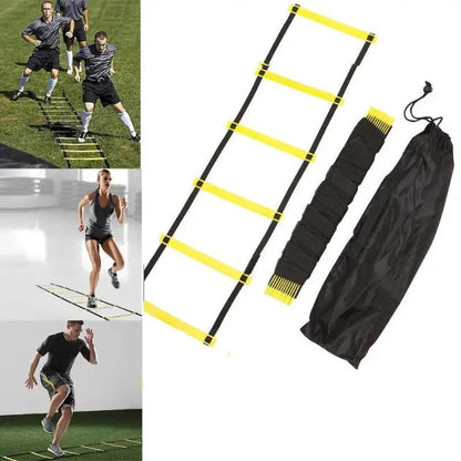 Football Soccer Agility Training Ladders Speed Scale Stairs Nylon Straps Fitness Equipment - WILKYs