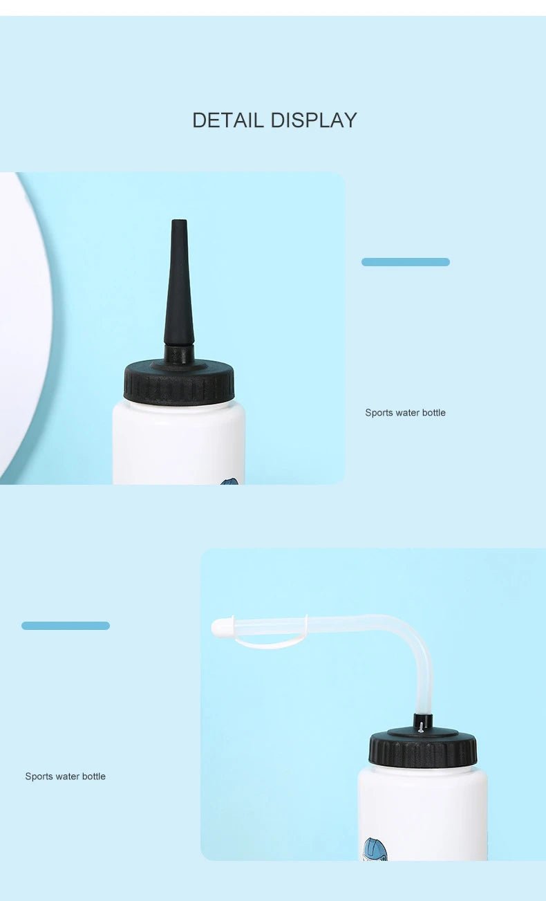 Free 1000ML Ice Hockey Water Bottle Portable Large Capacity Football Lacrosse Bottle Classic Extended Tip Design Sports Gear - WILKYs