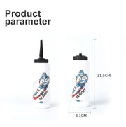 Free 1000ML Ice Hockey Water Bottle Portable Large Capacity Football Lacrosse Bottle Classic Extended Tip Design Sports Gear - WILKYs