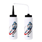 Free 1000ML Ice Hockey Water Bottle Portable Large Capacity Football Lacrosse Bottle Classic Extended Tip Design Sports Gear - WILKYs