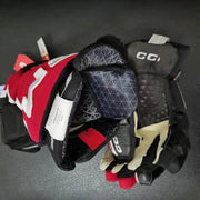 FT6 PRO Glove For Hockey Sticks Player Size 13 14" Senior Black Red Outdoor Rollor Hockey Training Gloves - WILKYs