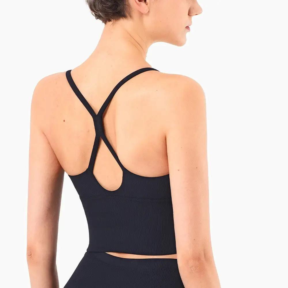 Gathering Slimming Yoga Fitness Bra - WILKYs
