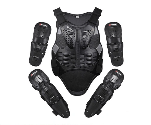 Genuine Motorcycle Jacket Racing Armor Protector ATV Motocross Body Protection Jacket Gear Mask Gift - WILKYs