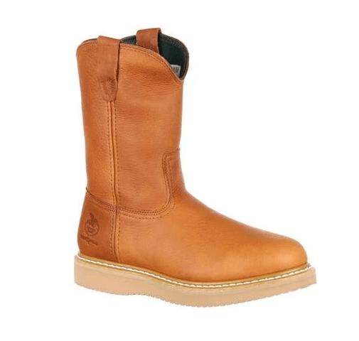 Georgia Boot Wedge Steel Toe Pull On Work Boot - WILKYs