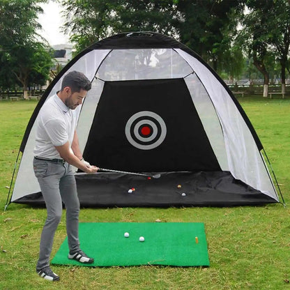 Golf Practice Net Tent Golf Hitting Cage Garden Grassland Practice Tent Golf Training Equipment Mesh Outdoor - WILKYs