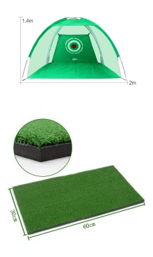 Golf Practice Net Tent Golf Hitting Cage Garden Grassland Practice Tent Golf Training Equipment Mesh Outdoor - WILKYs