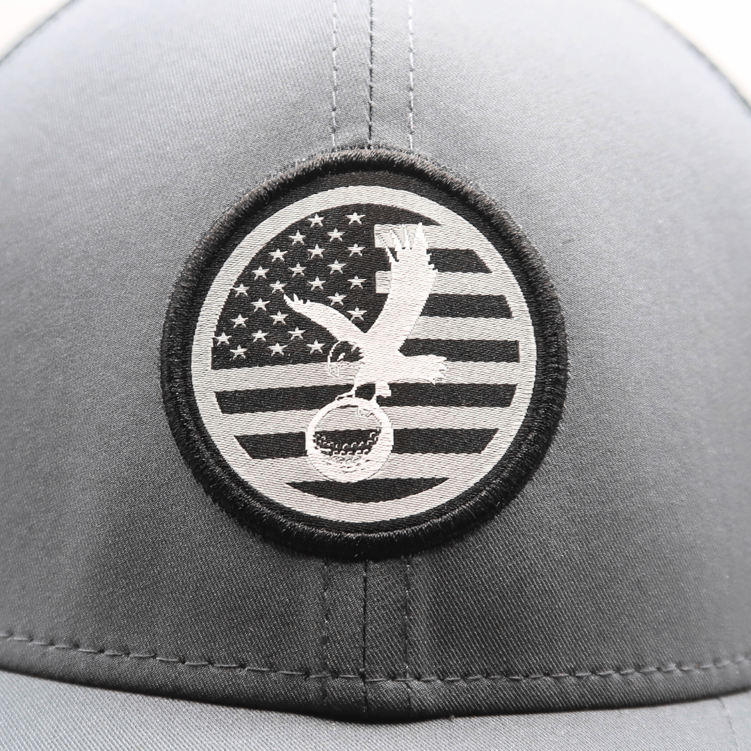 Gray America Performance Hat – Breathable Dry - Fit Snapback - WILKYs