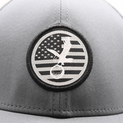Gray America Performance Hat – Breathable Dry - Fit Snapback - WILKYs