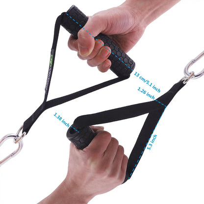Gym Resistance Bands Handles Anti - slip Grip Strong - WILKYs
