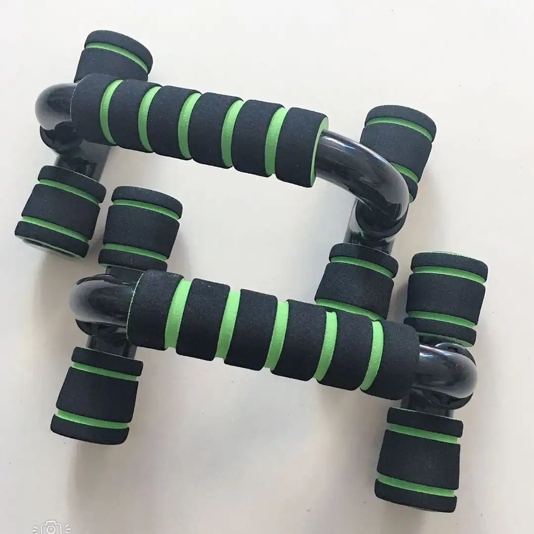 H I - shaped Push - up Stand Sponge Hand Grip ABS Fitness Chest Training Grip Bar Fitness Exercise Trainer - WILKYs