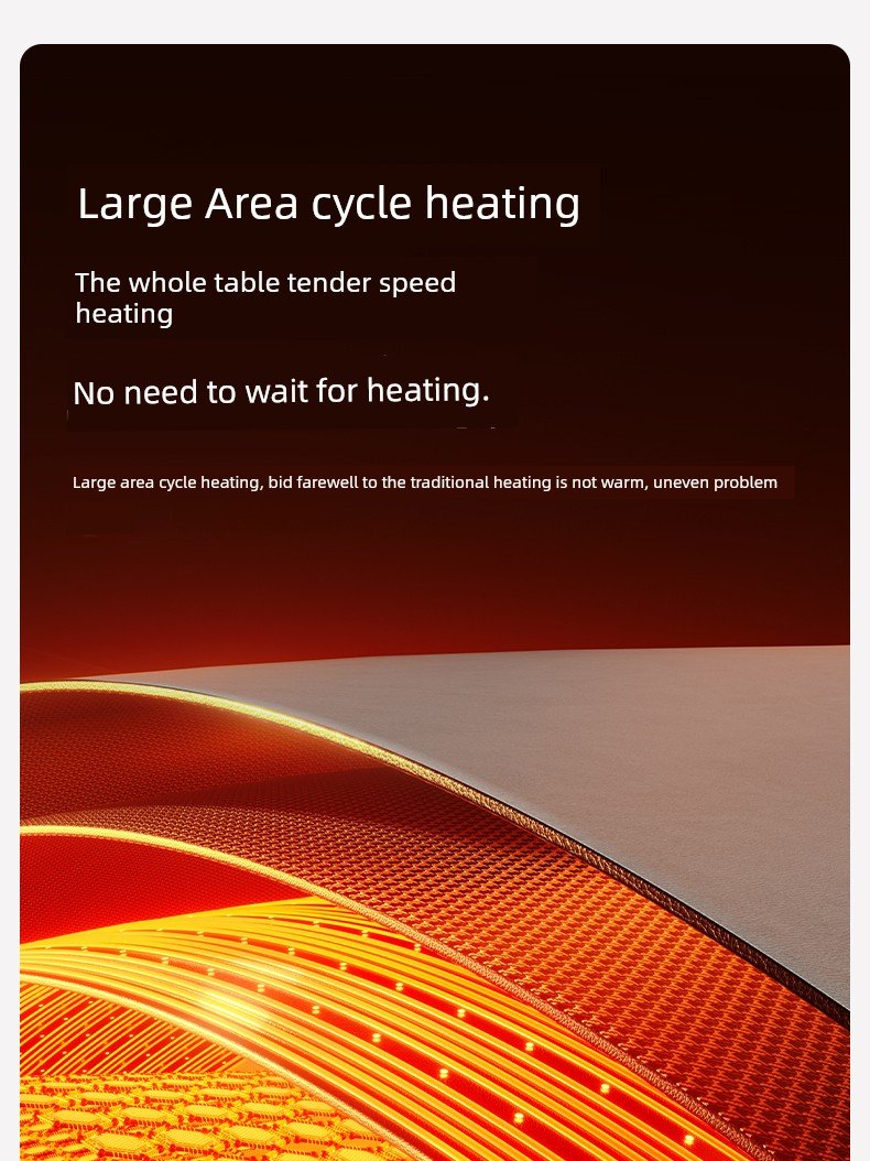 Heating Hand Warming in Winter Large Size Waterproof Mouse Pad - WILKYs