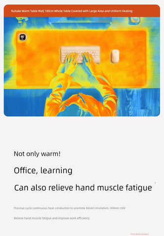 Heating Hand Warming in Winter Large Size Waterproof Mouse Pad - WILKYs