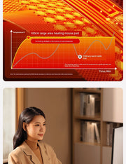 Heating Hand Warming in Winter Large Size Waterproof Mouse Pad - WILKYs