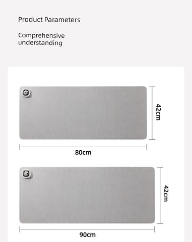 Heating Hand Warming in Winter Large Size Waterproof Mouse Pad - WILKYs