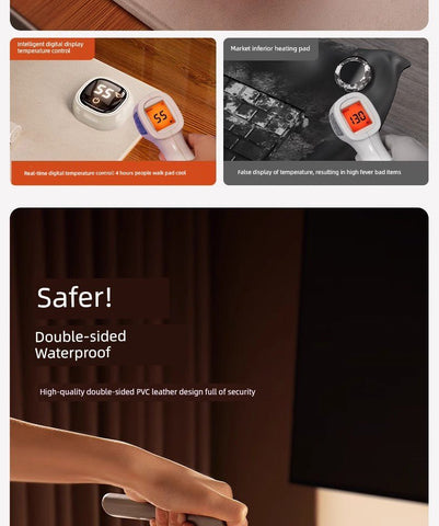 Heating Hand Warming in Winter Large Size Waterproof Mouse Pad - WILKYs