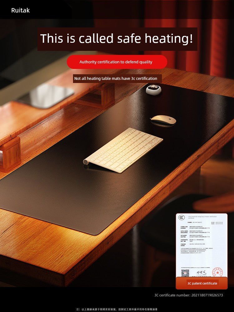 Heating Hand Warming in Winter Large Size Waterproof Mouse Pad - WILKYs