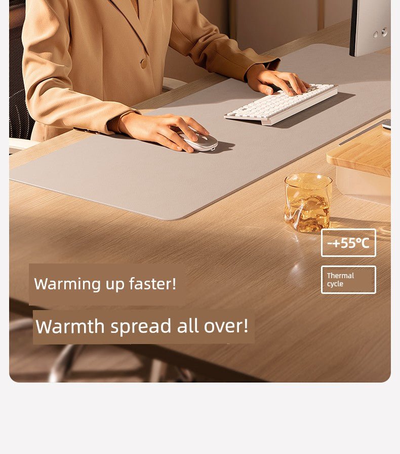 Heating Hand Warming in Winter Large Size Waterproof Mouse Pad - WILKYs