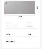 Heating Hand Warming in Winter Large Size Waterproof Mouse Pad - WILKYs