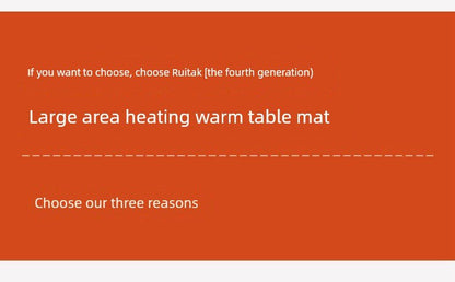 Heating Hand Warming in Winter Large Size Waterproof Mouse Pad - WILKYs