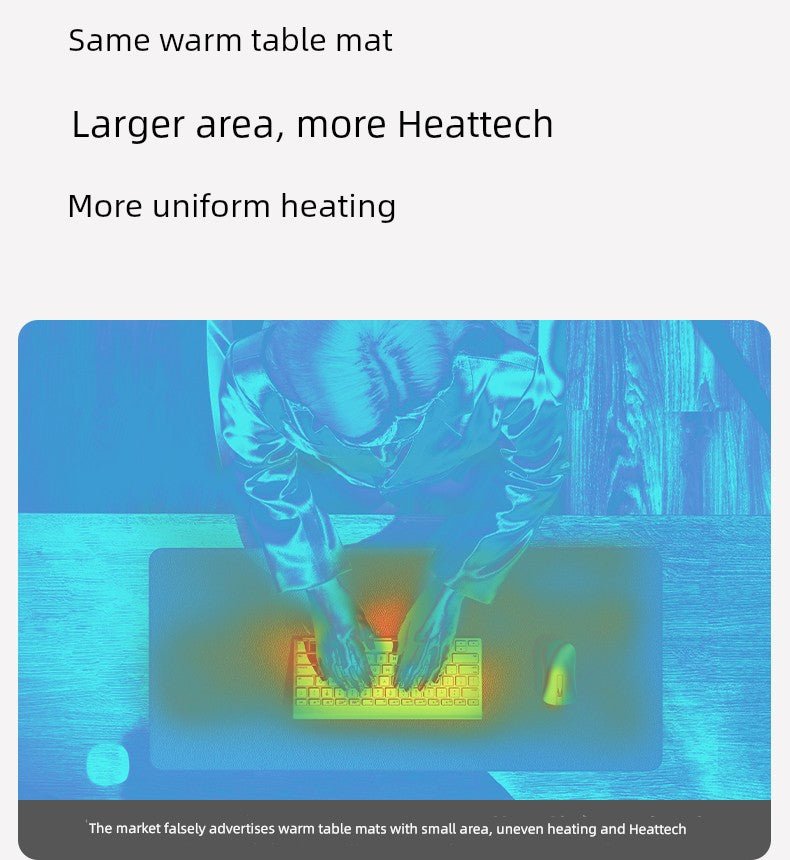 Heating Hand Warming in Winter Large Size Waterproof Mouse Pad - WILKYs