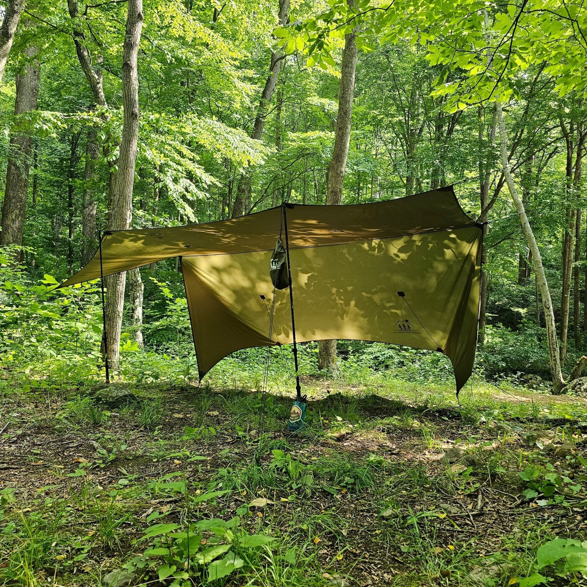 Hideaway 12' Hammock Rain Tarp – Full Coverage, Ultralight Shelter - WILKYs