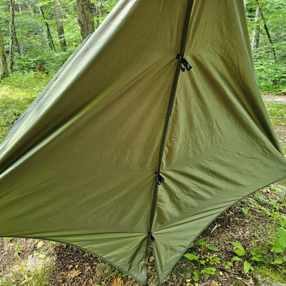 Hideaway 12' Hammock Rain Tarp – Full Coverage, Ultralight Shelter - WILKYs