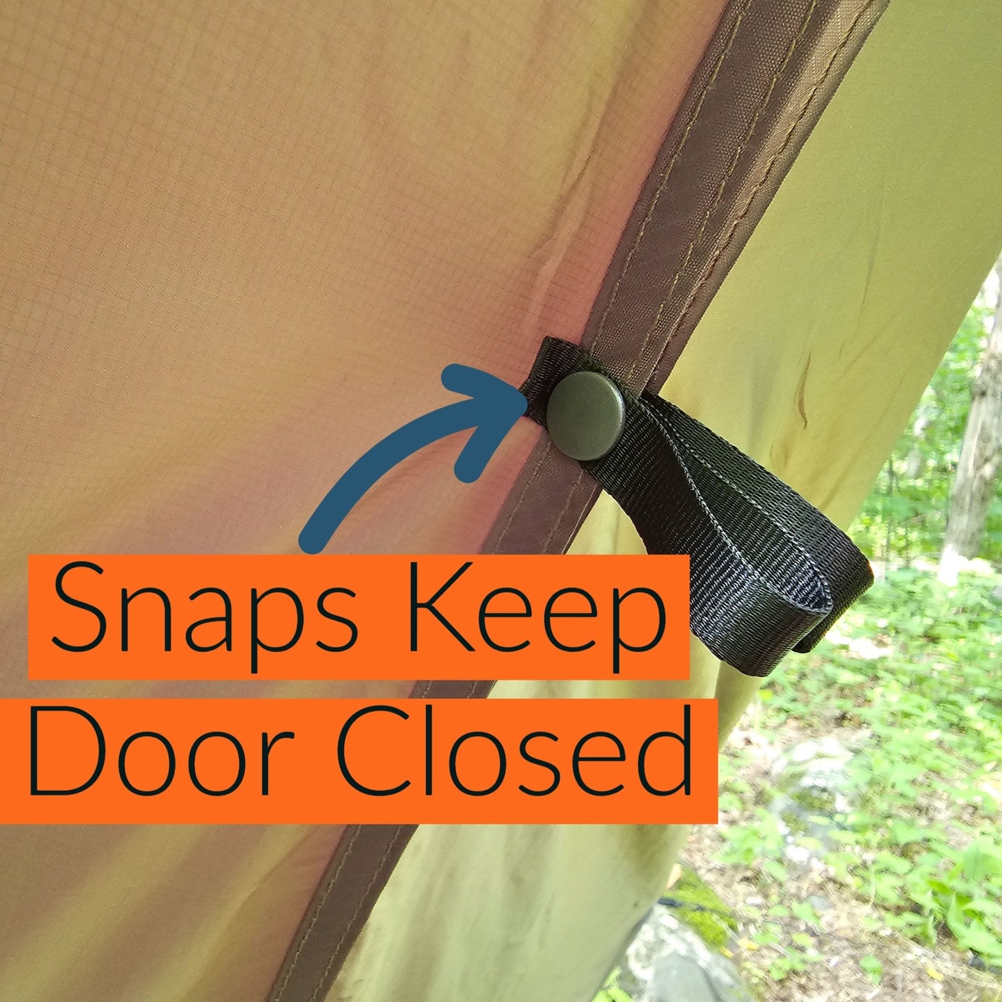 Hideaway 12' Hammock Rain Tarp – Full Coverage, Ultralight Shelter - WILKYs