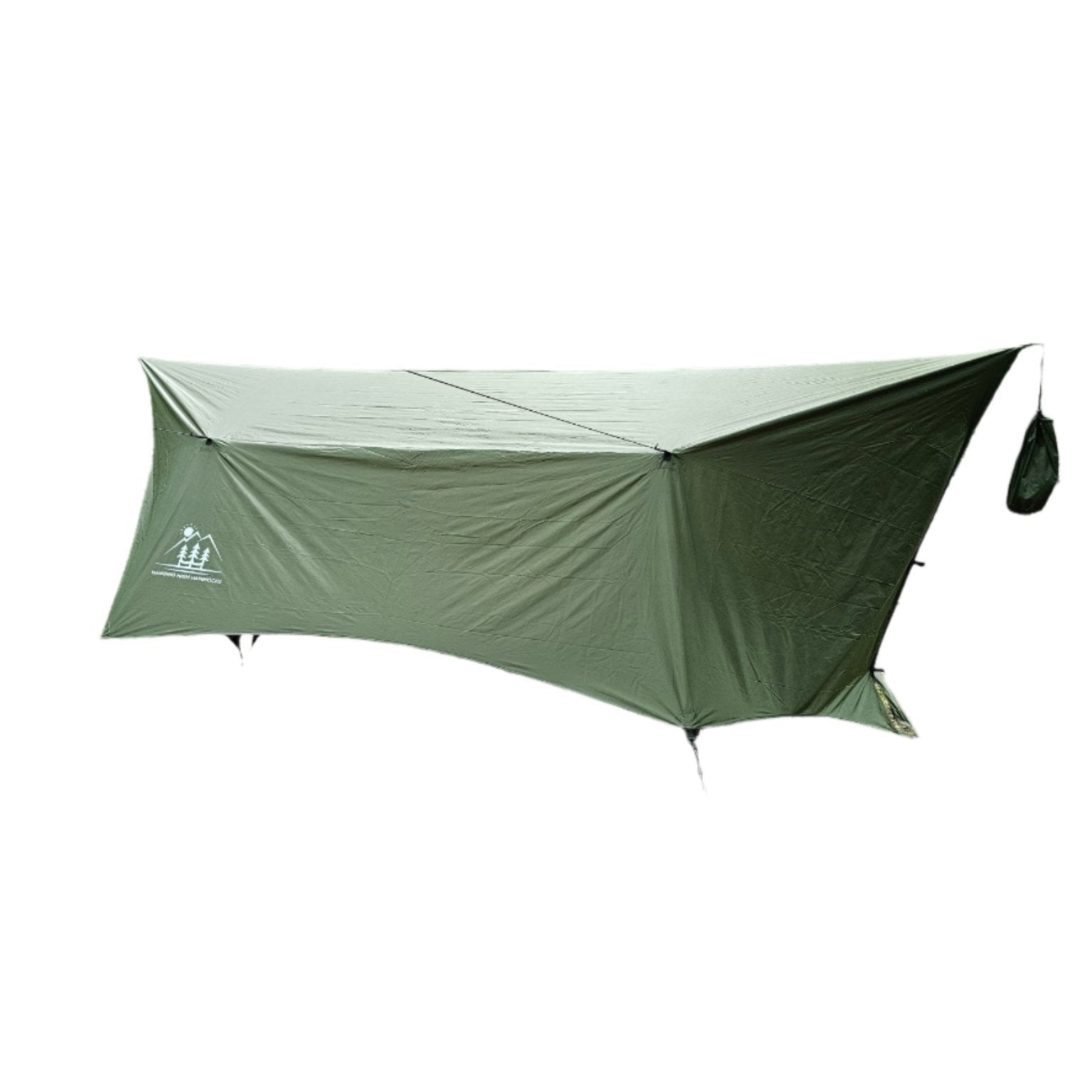 Hideaway 12' Hammock Rain Tarp – Full Coverage, Ultralight Shelter - WILKYs