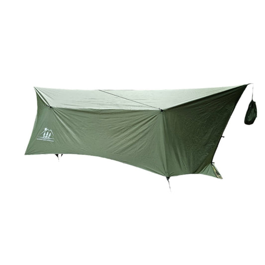 Hideaway 12' Hammock Rain Tarp – Full Coverage, Ultralight Shelter - WILKYs