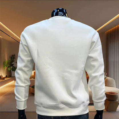 High Grade O-Neck Men's Sweatshirt with Long Sleeves - Versatile Daily Wear - WILKYs