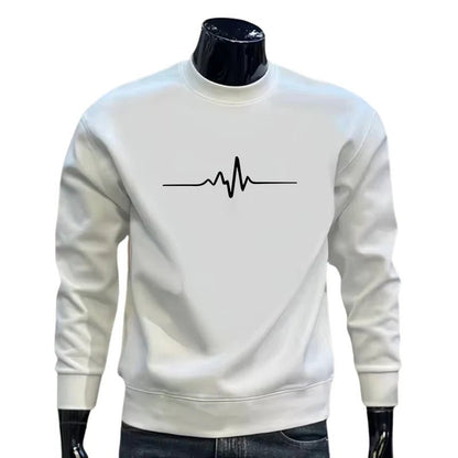 High Grade O-Neck Men's Sweatshirt with Long Sleeves - Versatile Daily Wear - WILKYs