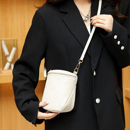 High - quality Leather Mobile Phone Bag Korean Style Shell Bags For Women Fashion Small Shoulder Crossbody Bag - WILKYs