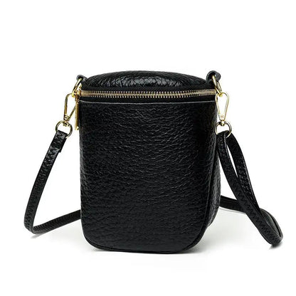 High - quality Leather Mobile Phone Bag Korean Style Shell Bags For Women Fashion Small Shoulder Crossbody Bag - WILKYs